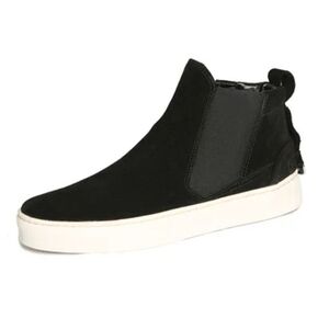 The Flexx Sneak Peak‎ High Top Black Suede Sneaker